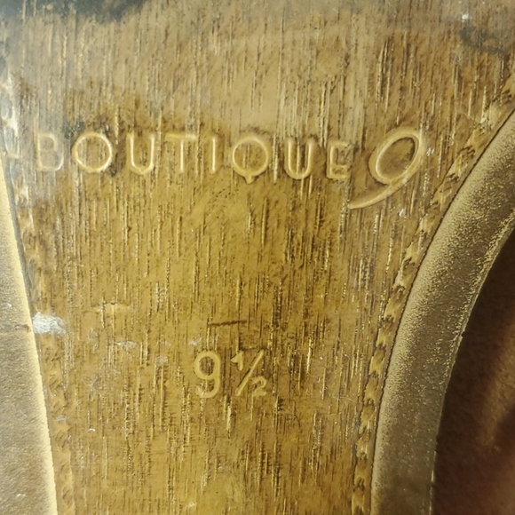 Boutique 9 Brown Suede BT Shale Booties - Picture 7 of 10